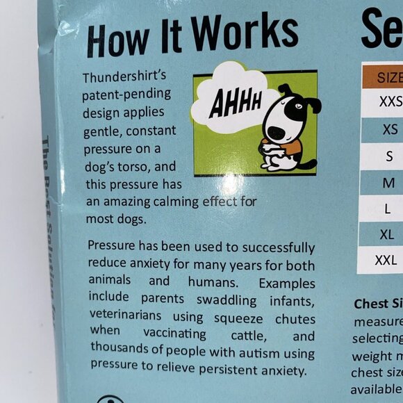 Thundershirt Classic Dog Anxiety Jacket Harness Heather Gray Training Size Large - Picture 7 of 14